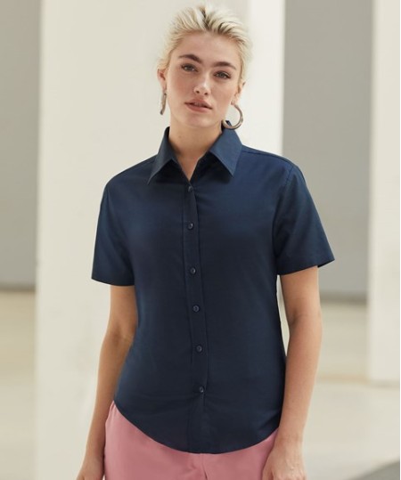 Fruit of the Loom SS003 Ladyfit Oxford short sleeve shirt