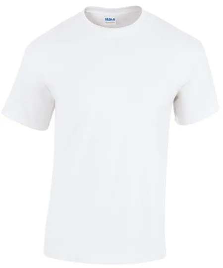 White Kids Tee Shirt Gildan Heavy Cotton 5000B