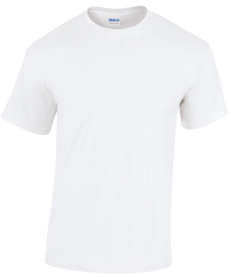 White Kids Tee Shirt Gildan Heavy Cotton 5000B