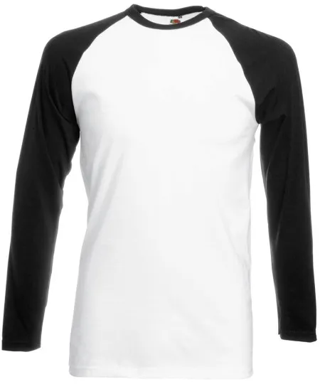 Fruit of the Loom SS028 White/Black*