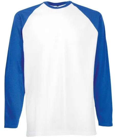 Fruit of the Loom SS028 White/Royal*