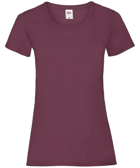 Burgundy Fruit of the Loom SS050