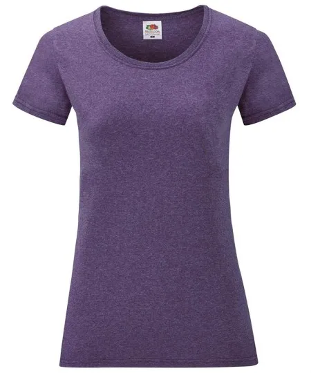 Heather Purple Fruit of the Loom SS050