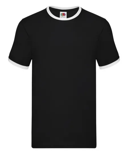 Fruit of the Loom SS168 Black/White