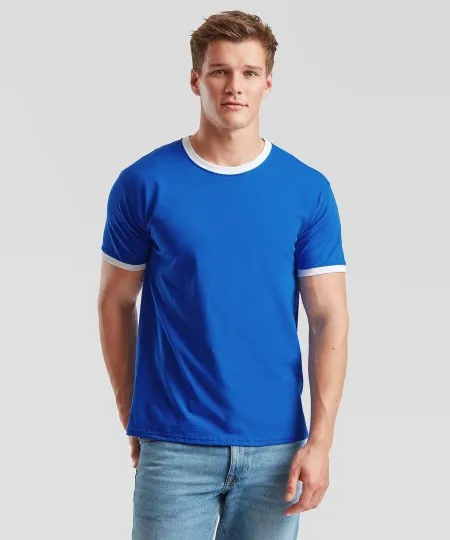Fruit of the Loom SS168 Ringer Tee