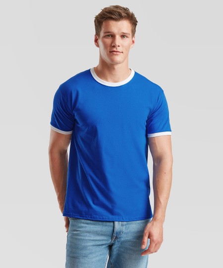 Fruit of the Loom SS168 Ringer Tee