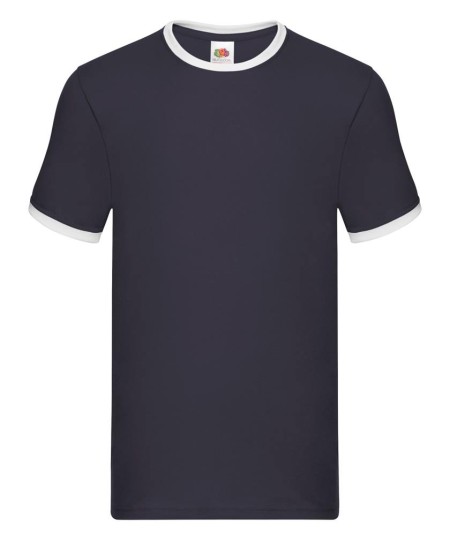 Fruit of the Loom SS168 Navy/White