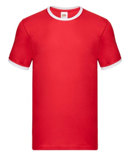 Fruit of the Loom SS168 Red/White