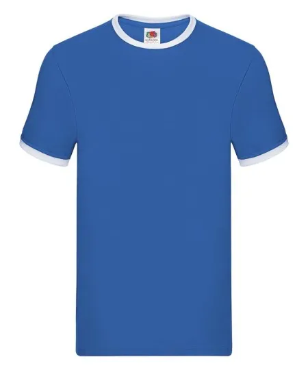 Fruit of the Loom SS168 Royal/White