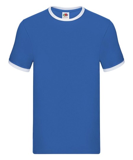 Fruit of the Loom SS168 Royal/White