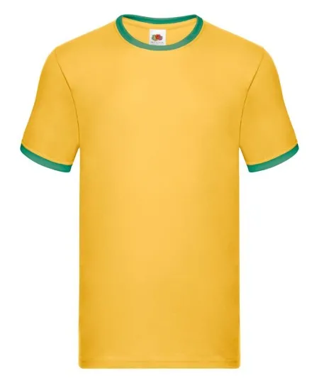 Fruit of the Loom SS168 Sunflower/Kelly Green