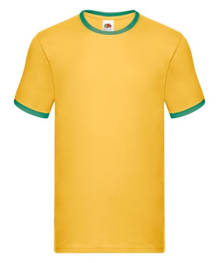 Fruit of the Loom SS168 Sunflower/Kelly Green