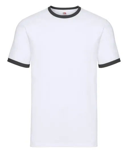 Fruit of the Loom SS168 White/Black