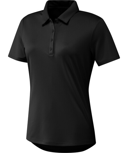 Black Womens performance Primegreen polo shirt AD045 adidas