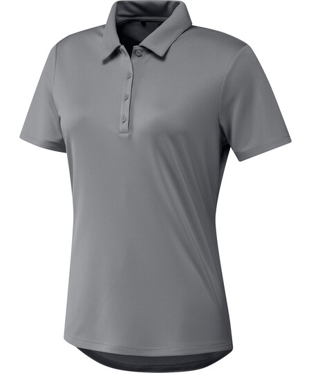 Grey Three Womens performance Primegreen polo shirt AD045 adidas