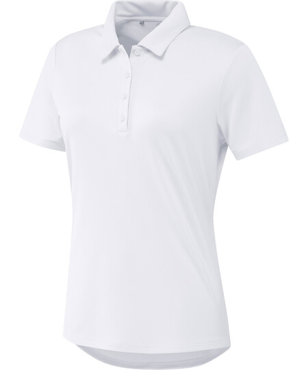 White Womens performance Primegreen polo shirt AD045 adidas