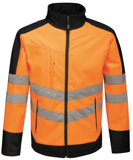 Regatta High-vis pro softshell TRA625 Orange/Navy