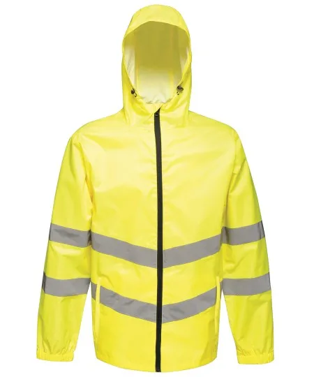 Regatta High-vis pro pack-away jacket TRW497 Yellow