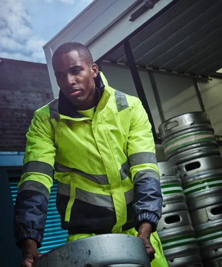 Regatta Pro hi-vis classic bomber jacket TRA218