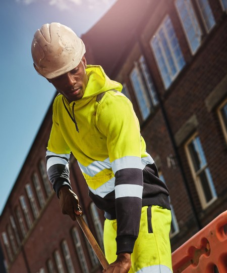 Regatta Pro hi-vis overhead hoodie TRF663