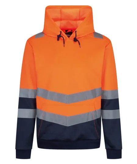 Regatta Pro hi-vis overhead hoodie TRF663 Orange