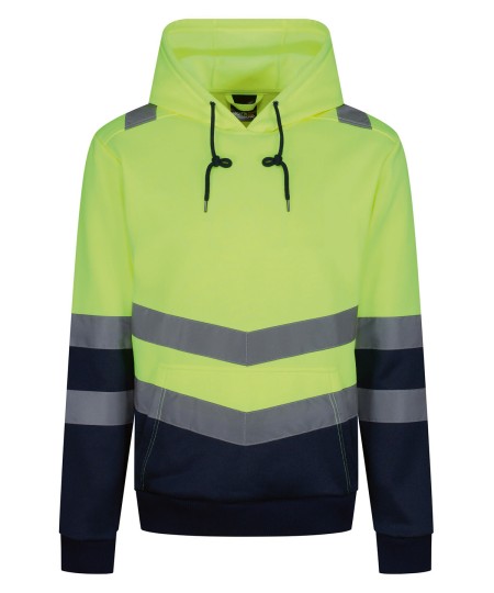 Regatta Pro hi-vis overhead hoodie TRF663 Yellow