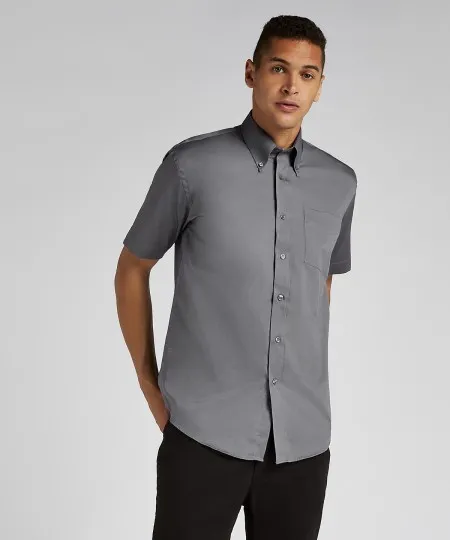 Oxford shirt short sleeve Kustom Kit KK109