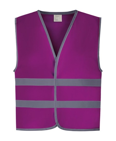 Kids Hivis Vests Raspberry