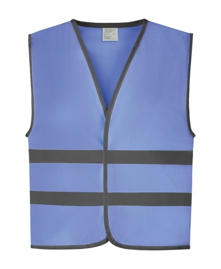 Kids Hivis Vests  Sky Blue