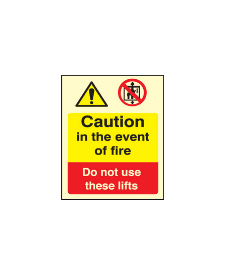 Do not use these lifts sign