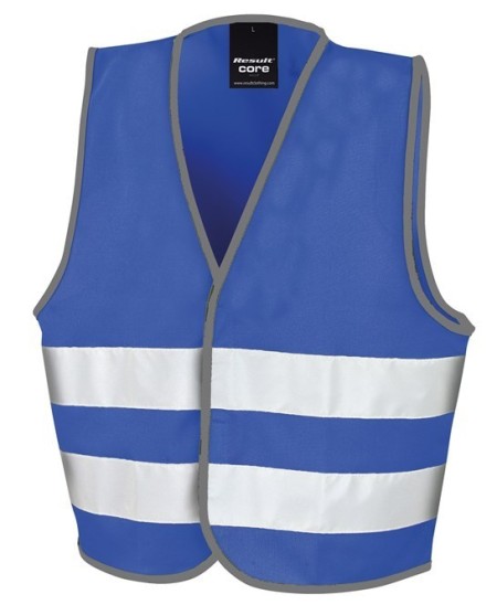 Kids Royal Blue Hi Vis Safety Vest R200J