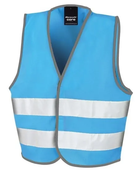 Kids Sky Blue Hi Vis Safety Vest R200J