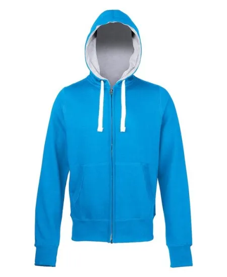 Awdis Chunky Full Zip zoodie JH052 Sapphire Blue
