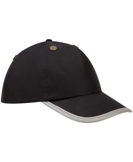 Hi Vis Safety Bump Cap YOKO YK106 BlackHi Vis Safety Bump Cap YOKO YK106 Black