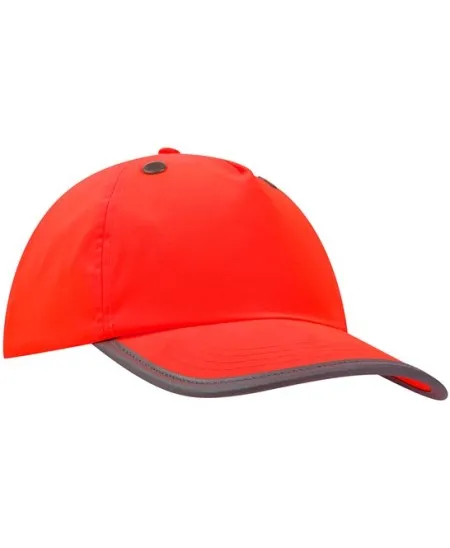 Hi Vis Safety Bump Cap YOKO YK106 Red