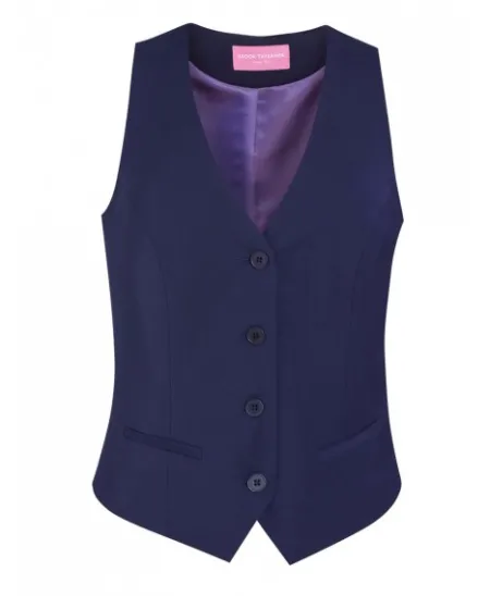 Brook Taverner Scapoli Waistcoat Mid Blue