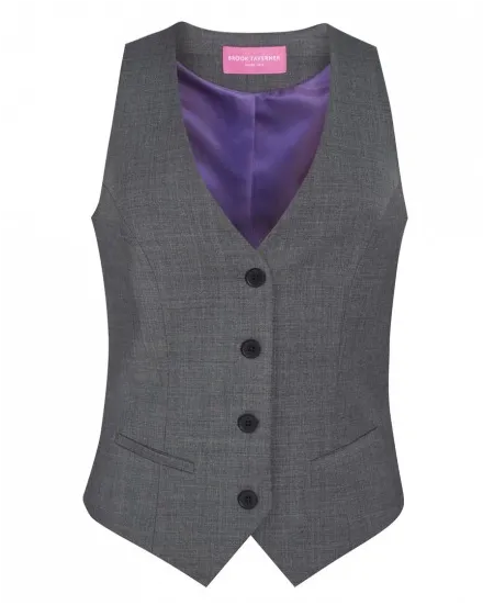 Brook Taverner Scapoli Waistcoat Light Grey