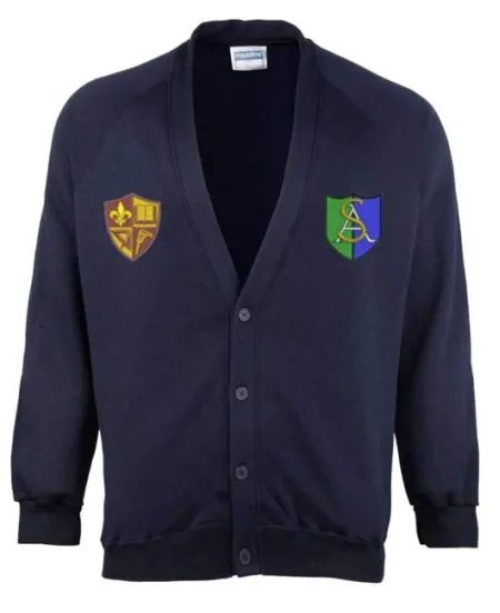 St Ann's Cardigan & 2 logos