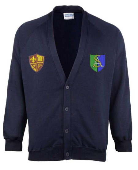 St Ann's Cardigan & 2 logos