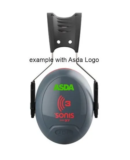 custom printed ear defenders with logo