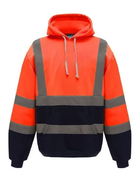 Personalised Pull-Over Hivis Hoodie