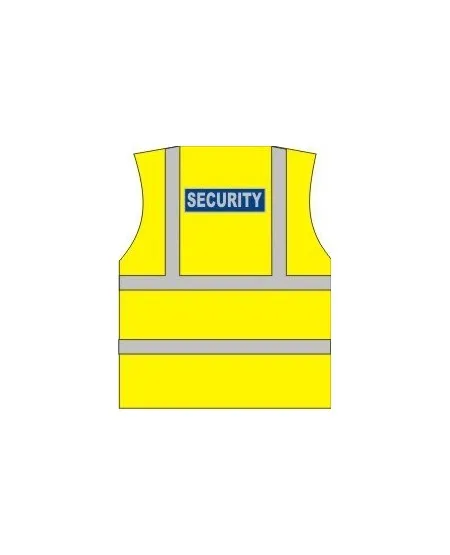 Security Printed Hi Vis Vest