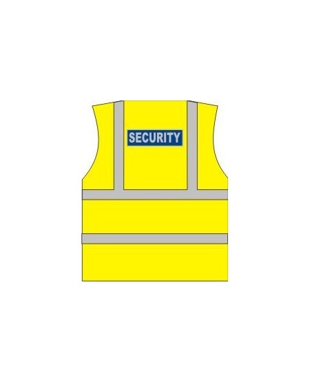 Security Printed Hi Vis Vest
