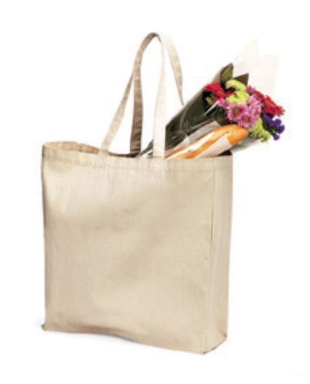 Westford Mill WM108 Canvas Classic Shopper