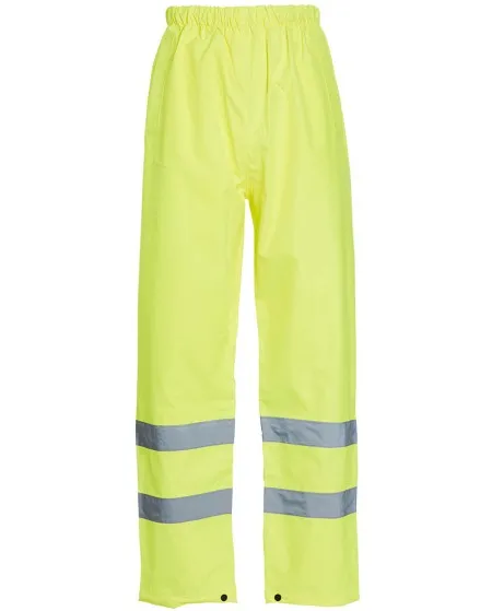 Hi Vis Waterproof Overtrousers Yellow