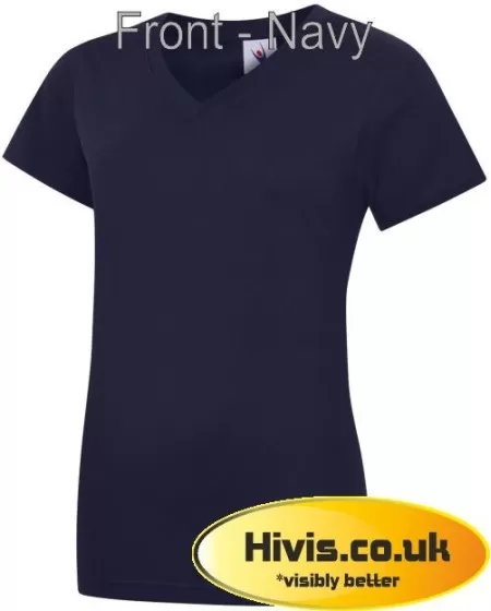 Uneek UC319 Ladies Classic V Neck T-Shirt
