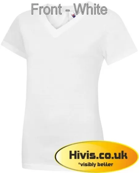 Uneek UC319 Ladies Classic V Neck T-Shirt