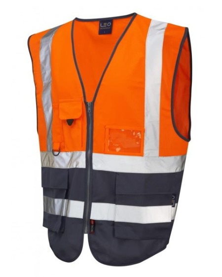 Orange/Navy