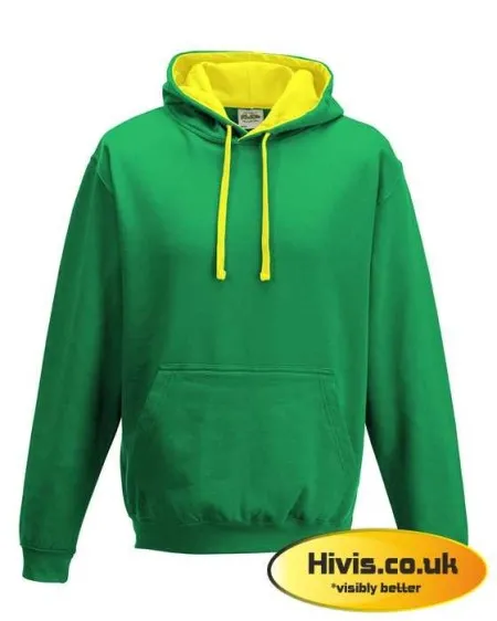 Awdis JH003 Kelly green/Sunflower Yellow