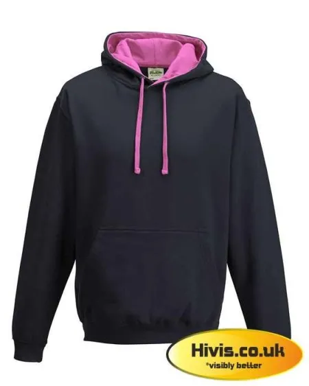 Awdis JH003 Oxford Navy/Candyfloss Pink